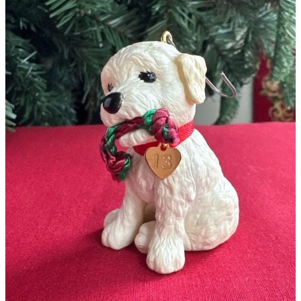 Hallmark Puppy Love 2013 #23 Labradoodle Goldendoodle Dog Ornament QX9065